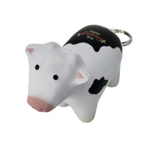Squishy cow keyring
